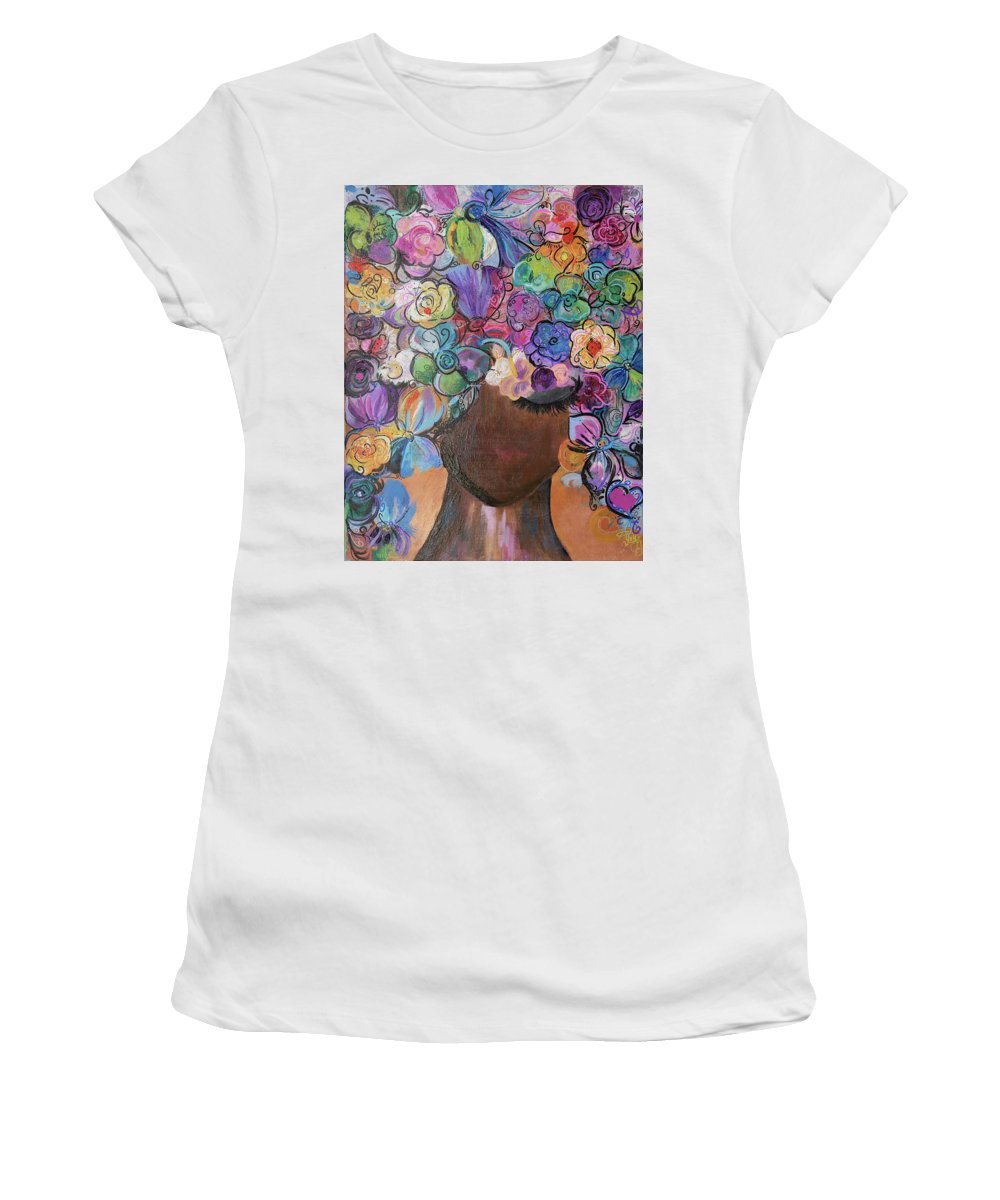 Free - Flower Head Collection - Women's T-Shirt