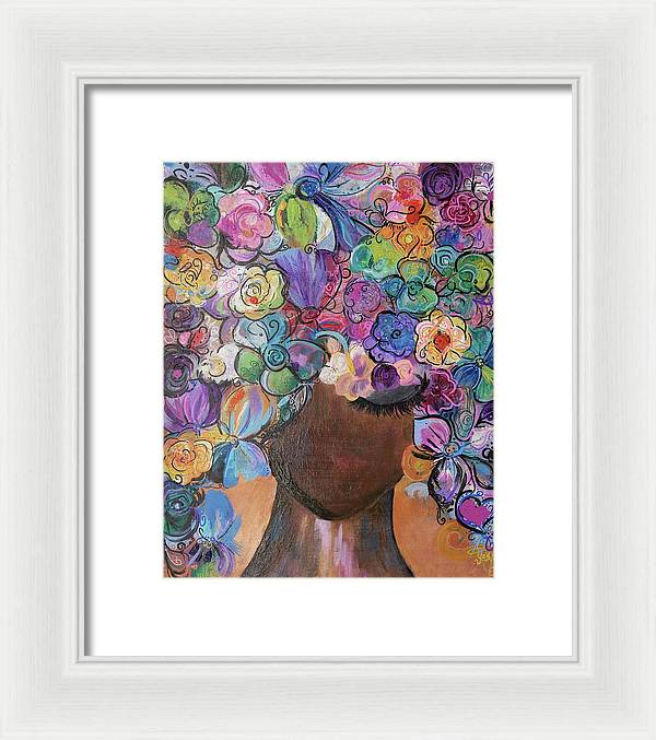 Free - Flower Head Collection - Framed Print