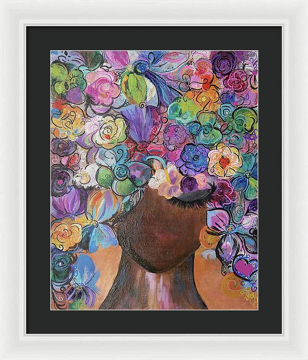 Free - Flower Head Collection - Framed Print