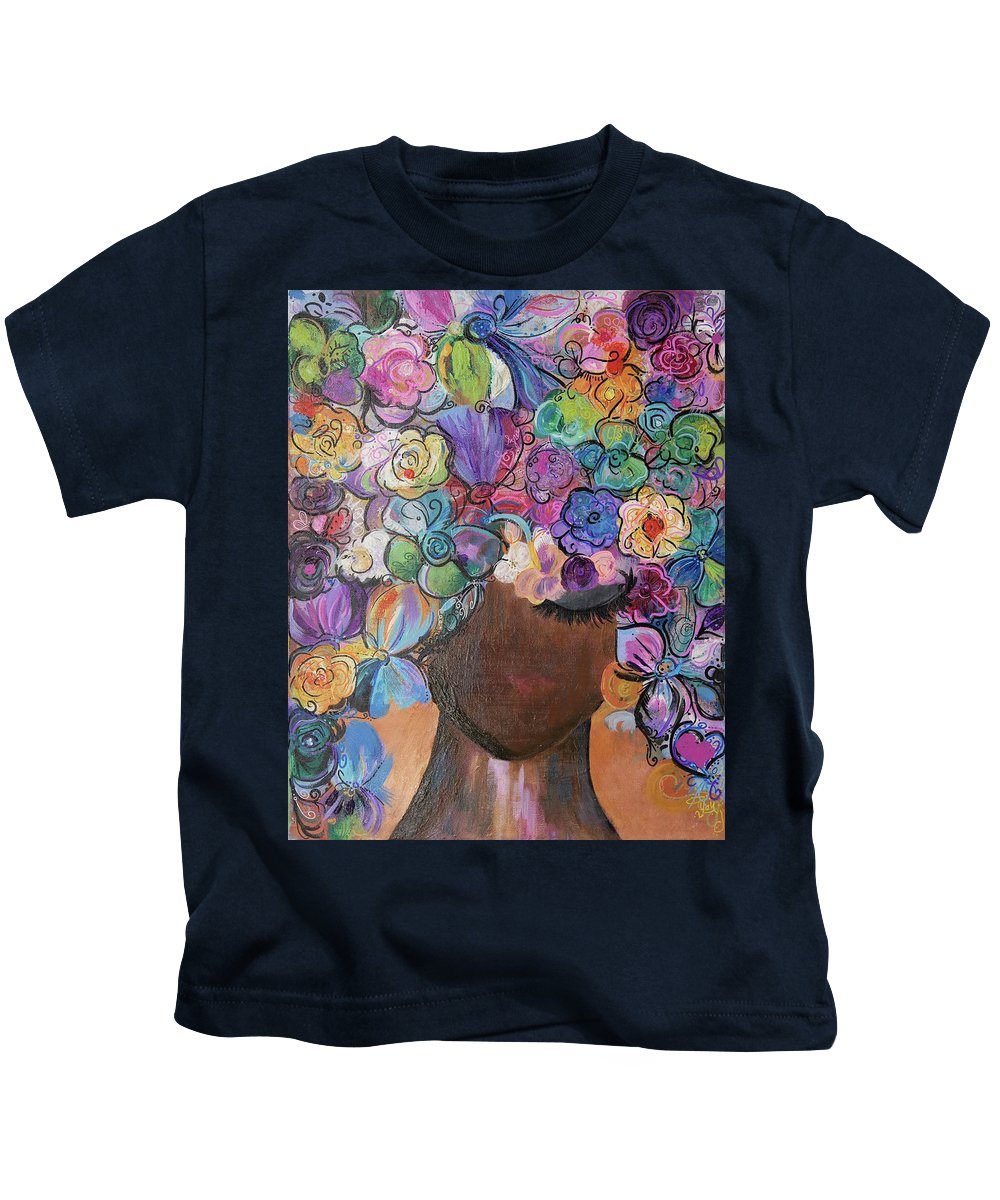 Free - Flower Head Collection - Kids T-Shirt