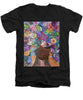 Free - Flower Head Collection - Men's V-Neck T-Shirt