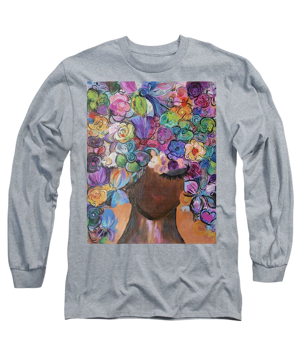 Free - Flower Head Collection - Long Sleeve T-Shirt