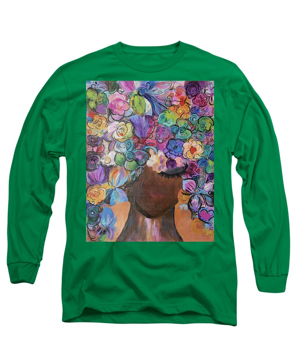 Free - Flower Head Collection - Long Sleeve T-Shirt