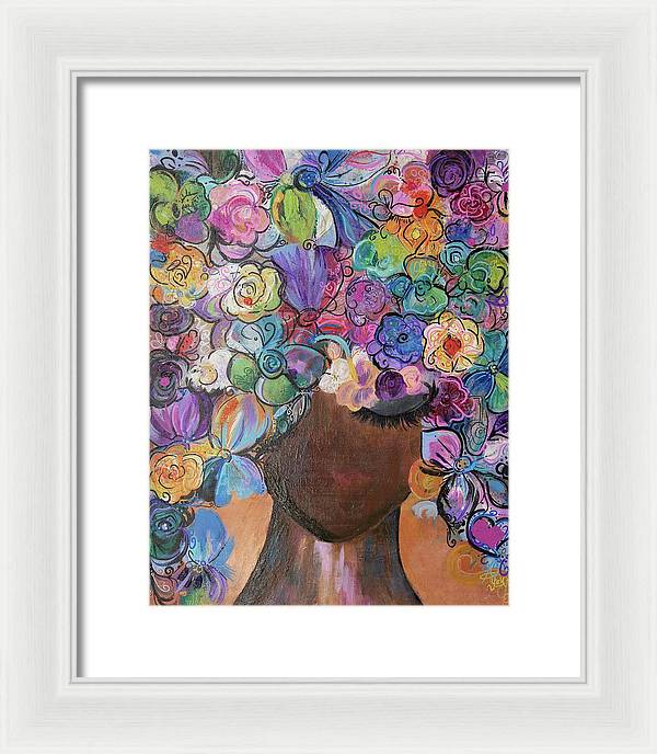 Free - Flower Head Collection - Framed Print