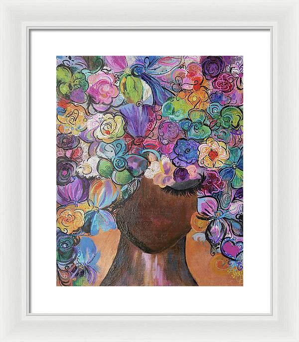 Free - Flower Head Collection - Framed Print