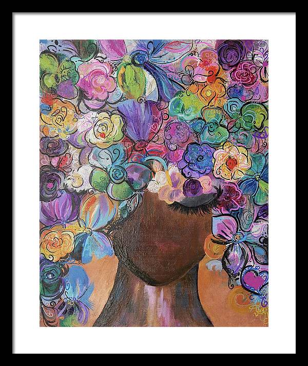 Free - Flower Head Collection - Framed Print