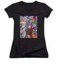 Free - Flower Head Collection - Women's V-Neck