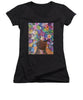 Free - Flower Head Collection - Women's V-Neck