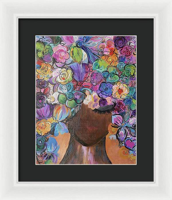 Free - Flower Head Collection - Framed Print