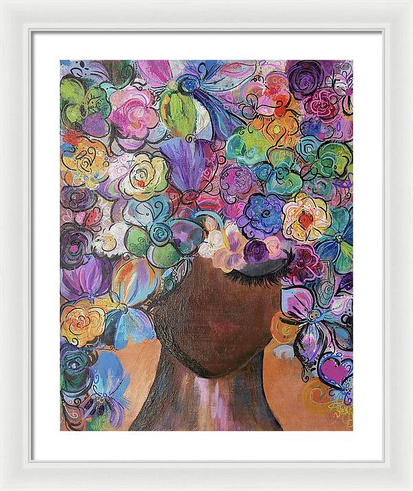 Free - Flower Head Collection - Framed Print