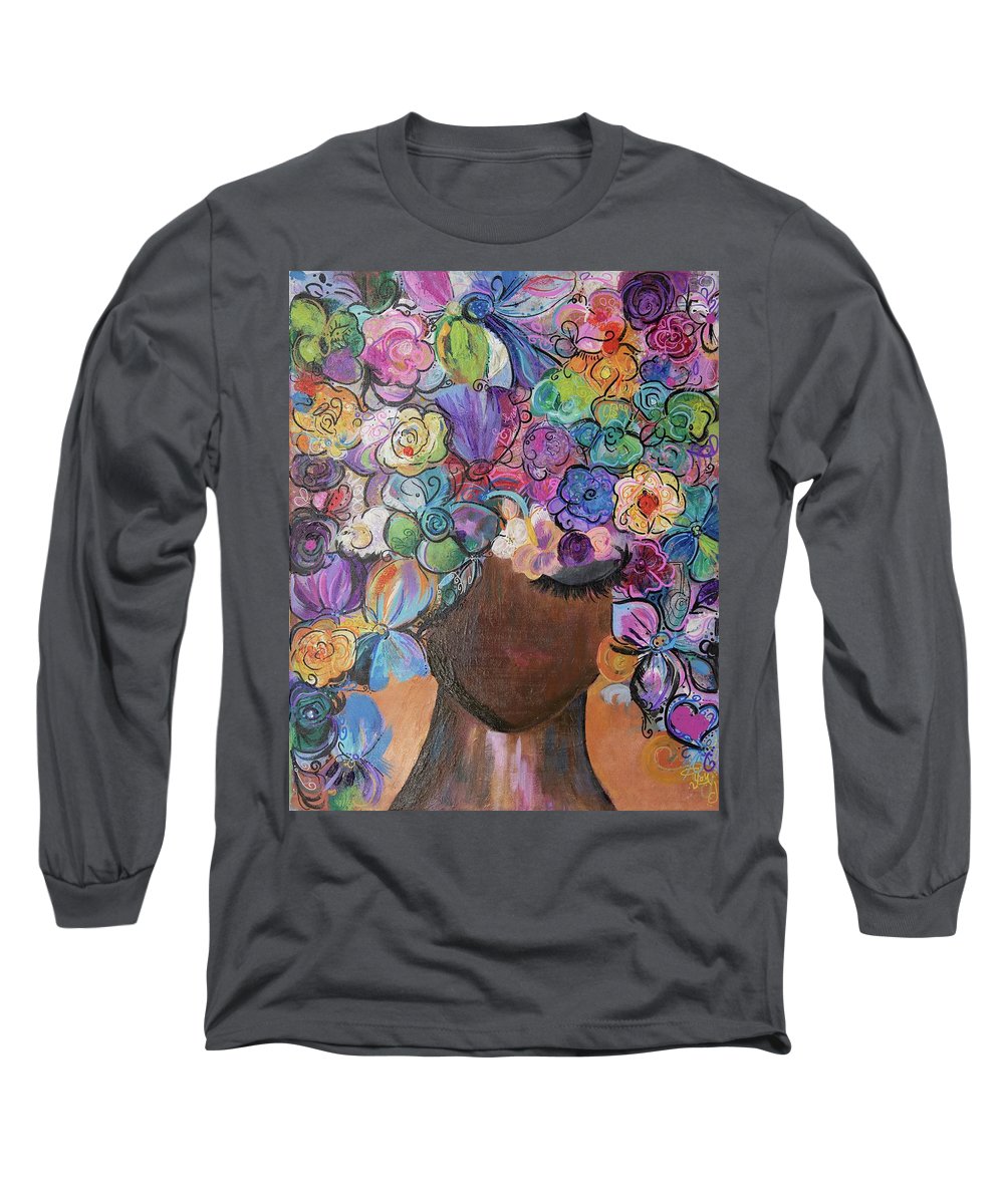 Free - Flower Head Collection - Long Sleeve T-Shirt