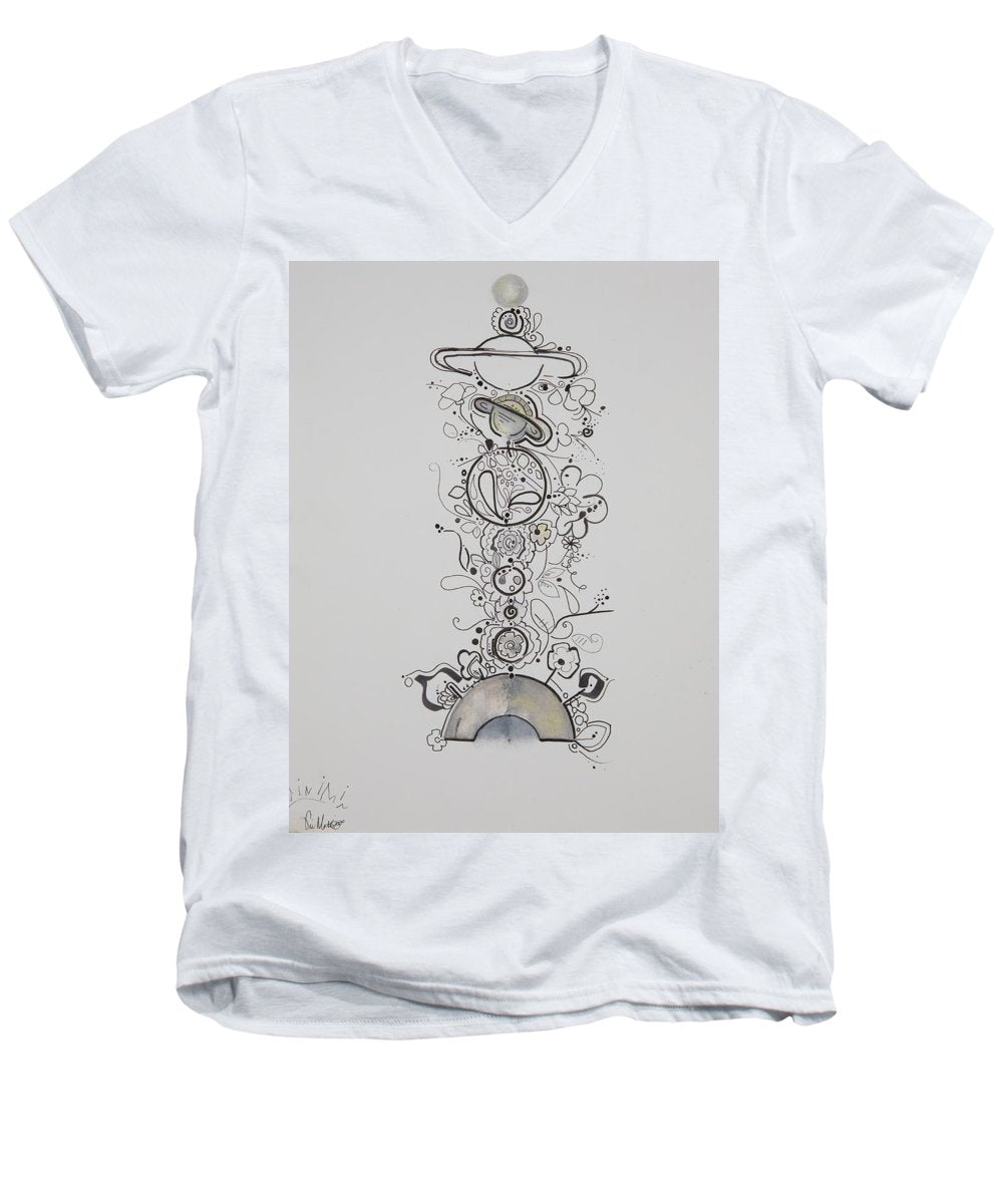 Galaxy - Zentangle Collection - Men's V-Neck T-Shirt