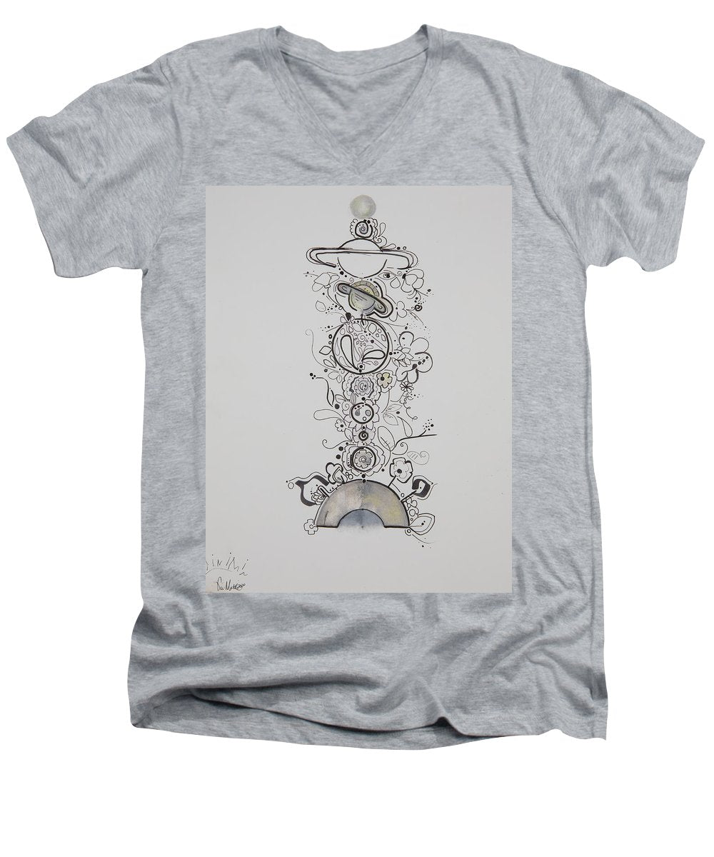 Galaxy - Zentangle Collection - Men's V-Neck T-Shirt