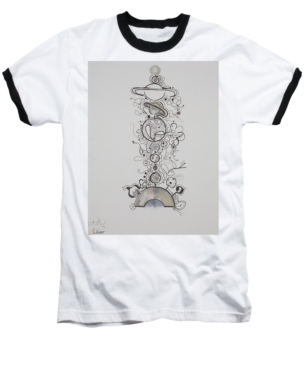 Galaxy - Zentangle Collection - Baseball T-Shirt