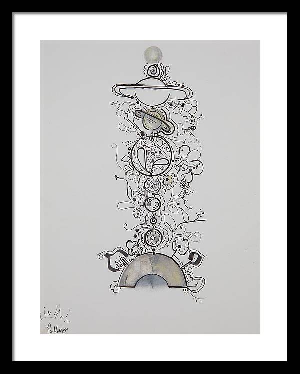 Galaxy - Zentangle Collection - Framed Print