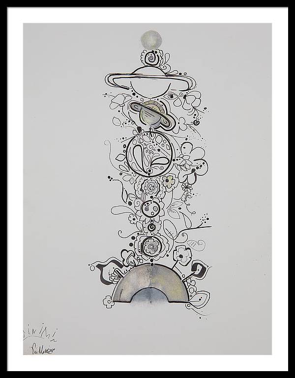 Galaxy - Zentangle Collection - Framed Print