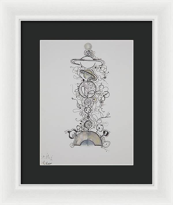 Galaxy - Zentangle Collection - Framed Print