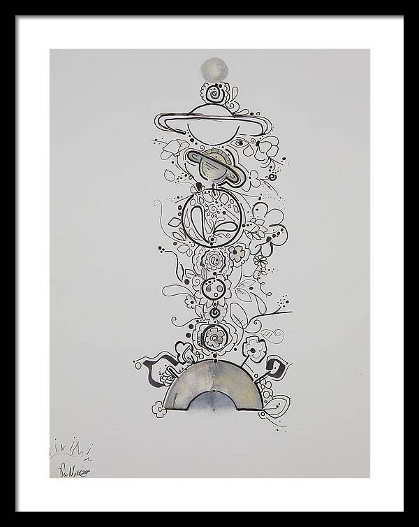 Galaxy - Zentangle Collection - Framed Print