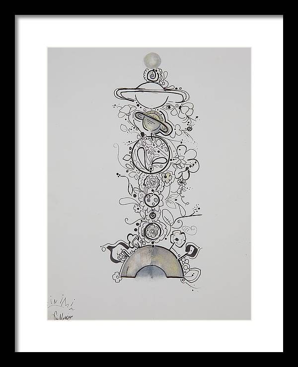 Galaxy - Zentangle Collection - Framed Print