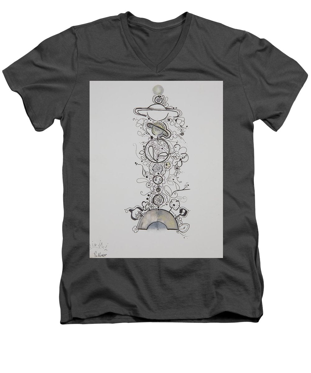 Galaxy - Zentangle Collection - Men's V-Neck T-Shirt