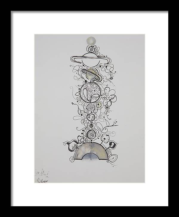 Galaxy - Zentangle Collection - Framed Print