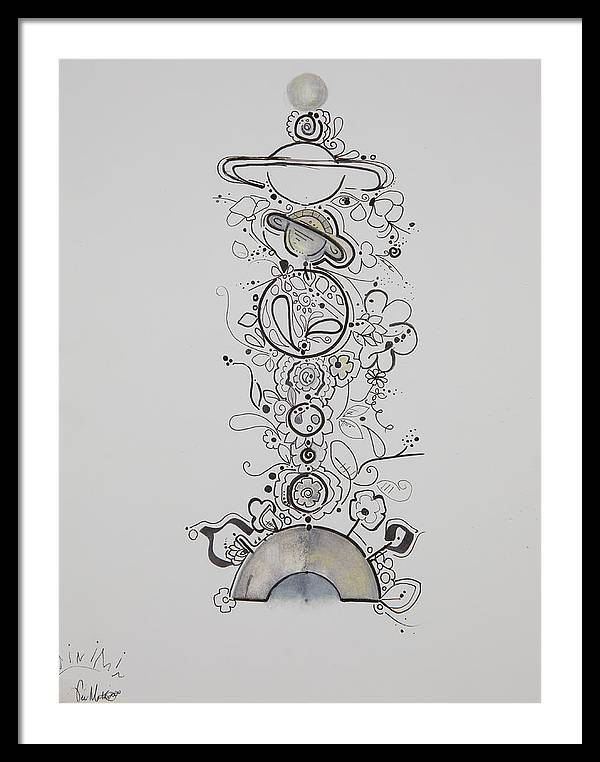 Galaxy - Zentangle Collection - Framed Print