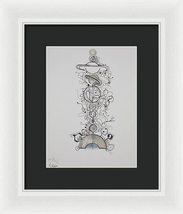 Galaxy - Zentangle Collection - Framed Print