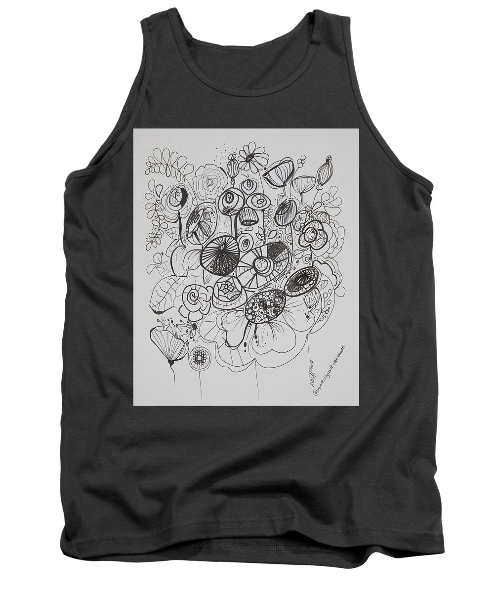 Gardens - Zentangle Collection - Tank Top