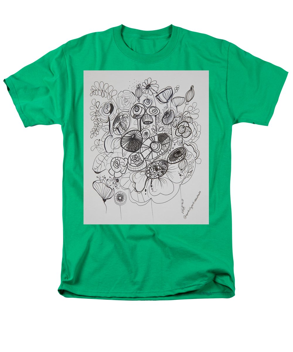 Gardens - Zentangle Collection - Men's T-Shirt  (Regular Fit)