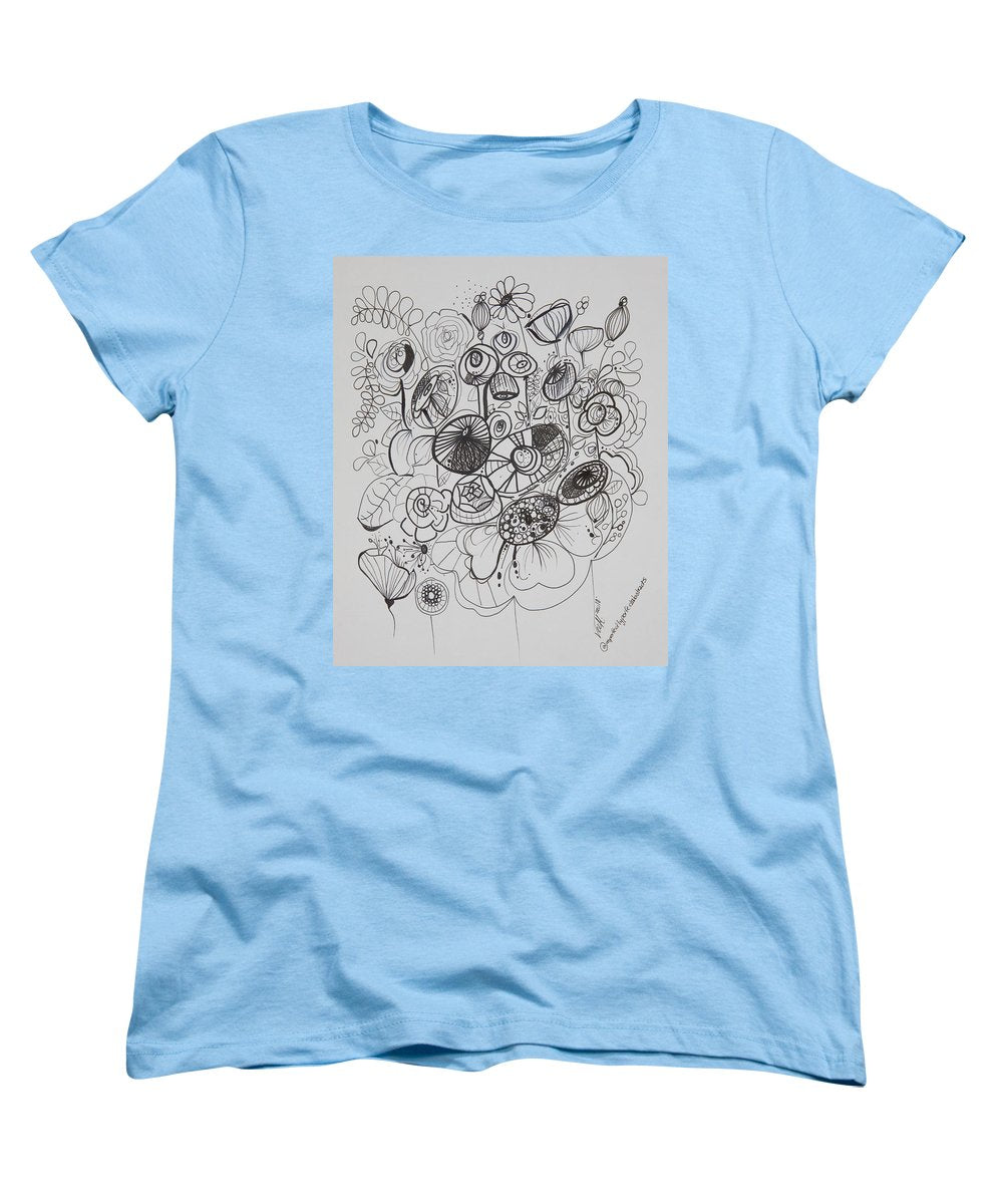 Gardens - Zentangle Collection - Women's T-Shirt (Standard Fit)