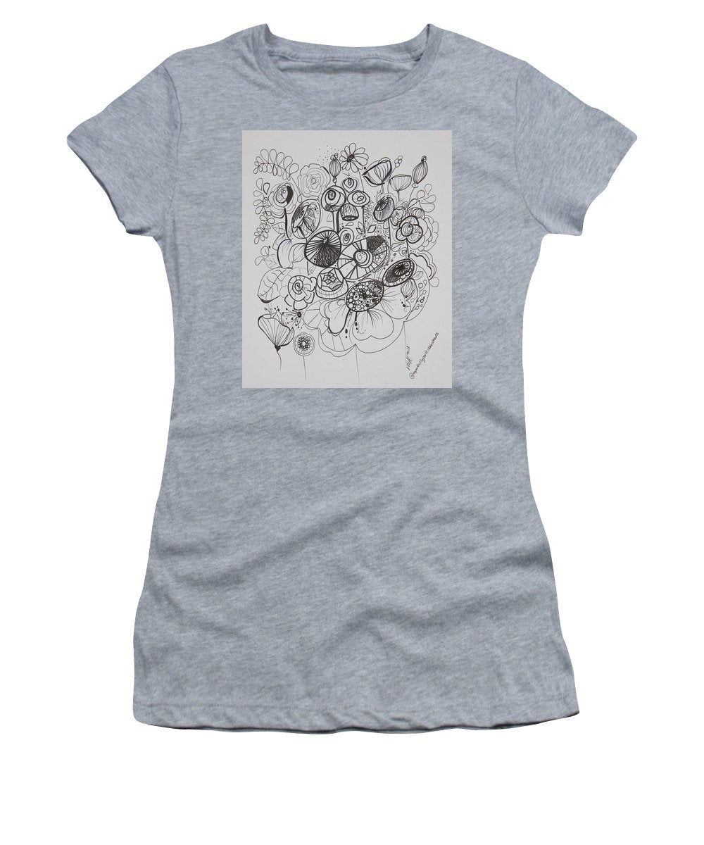 Gardens - Zentangle Collection - Women's T-Shirt