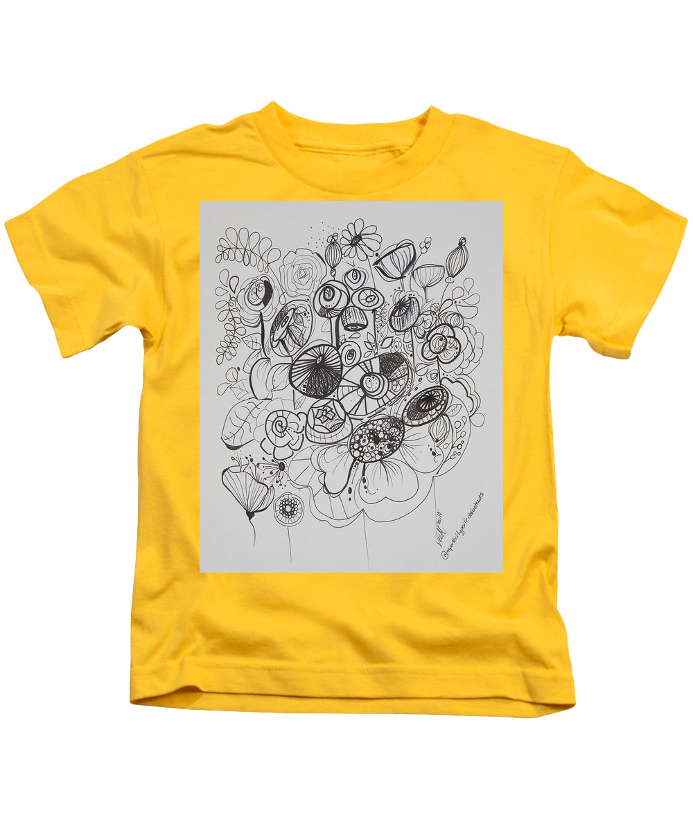 Gardens - Zentangle Collection - Kids T-Shirt