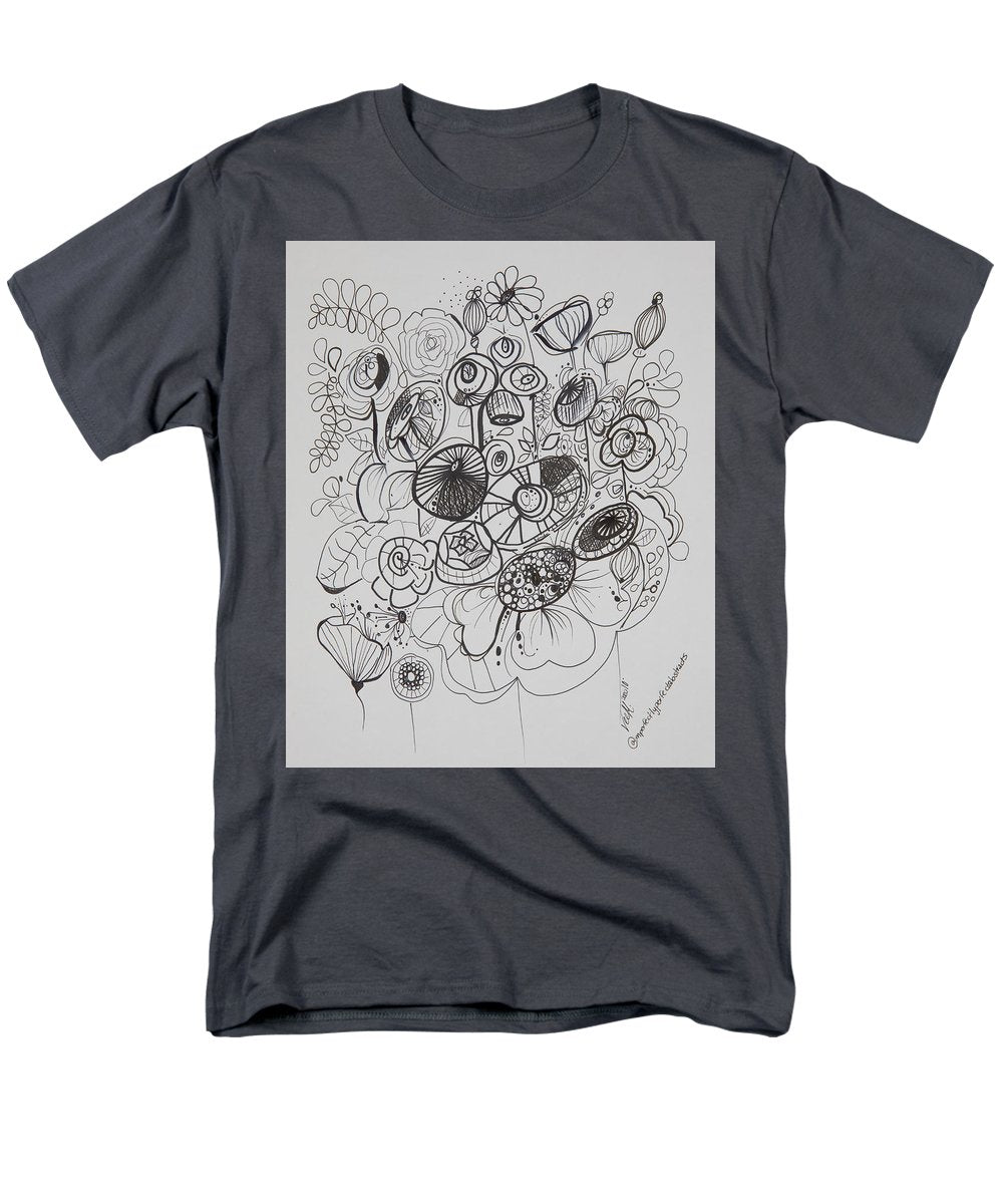 Gardens - Zentangle Collection - Men's T-Shirt  (Regular Fit)