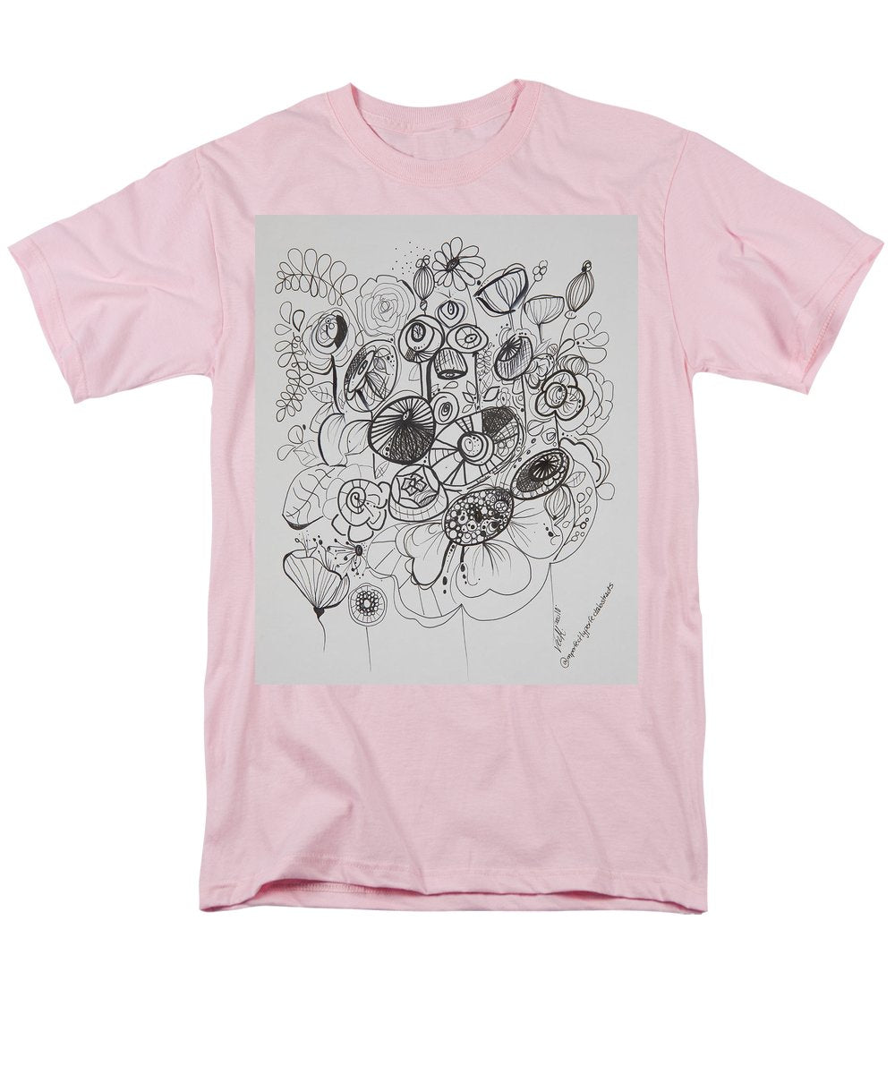 Gardens - Zentangle Collection - Men's T-Shirt  (Regular Fit)