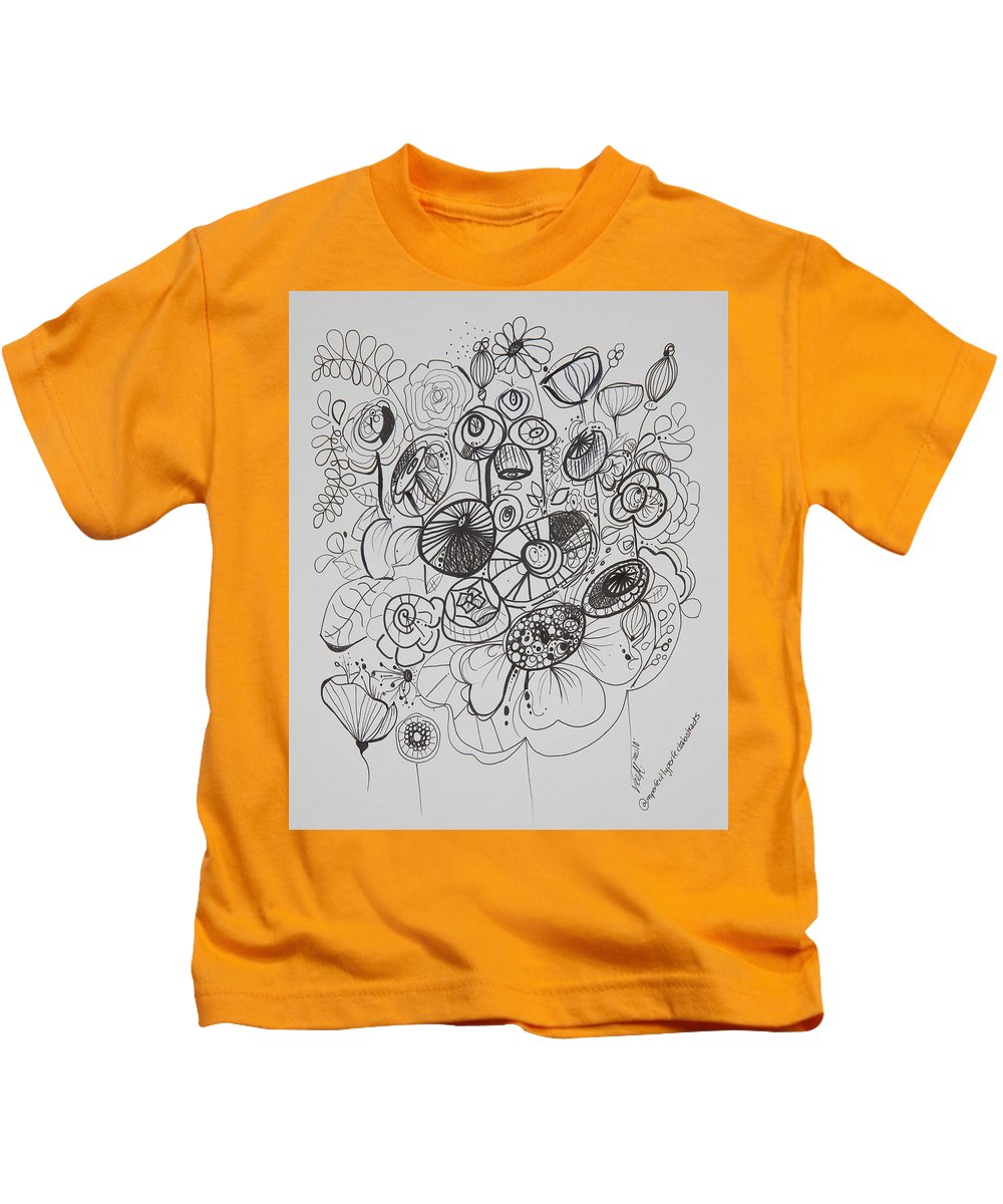 Gardens - Zentangle Collection - Kids T-Shirt