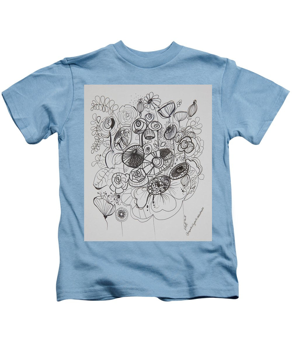 Gardens - Zentangle Collection - Kids T-Shirt