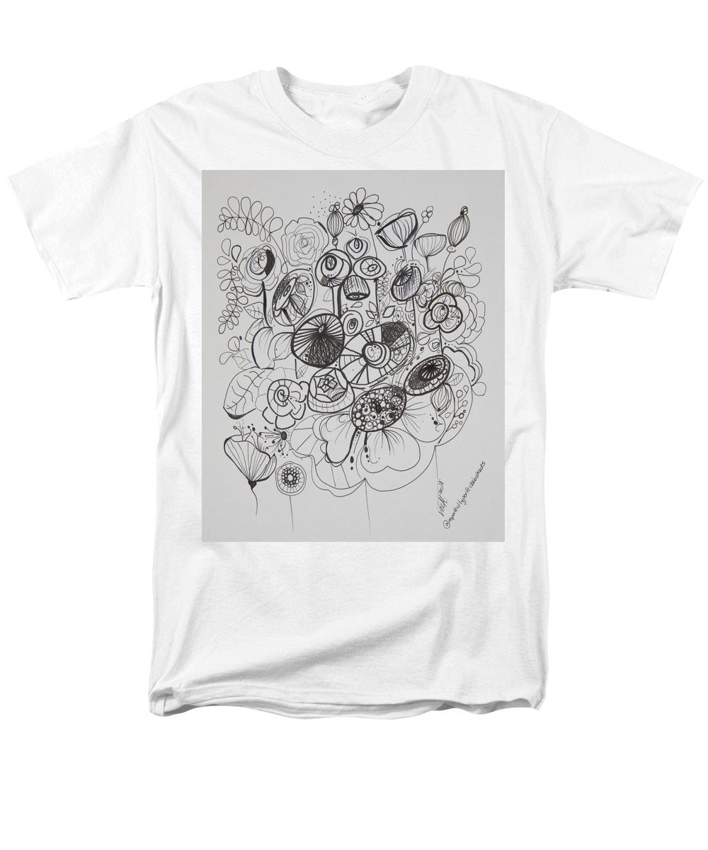 Gardens - Zentangle Collection - Men's T-Shirt  (Regular Fit)