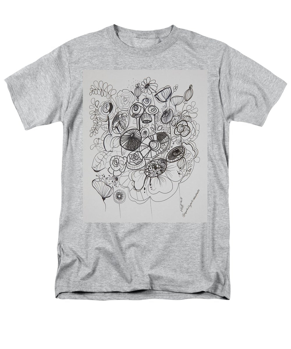 Gardens - Zentangle Collection - Men's T-Shirt  (Regular Fit)