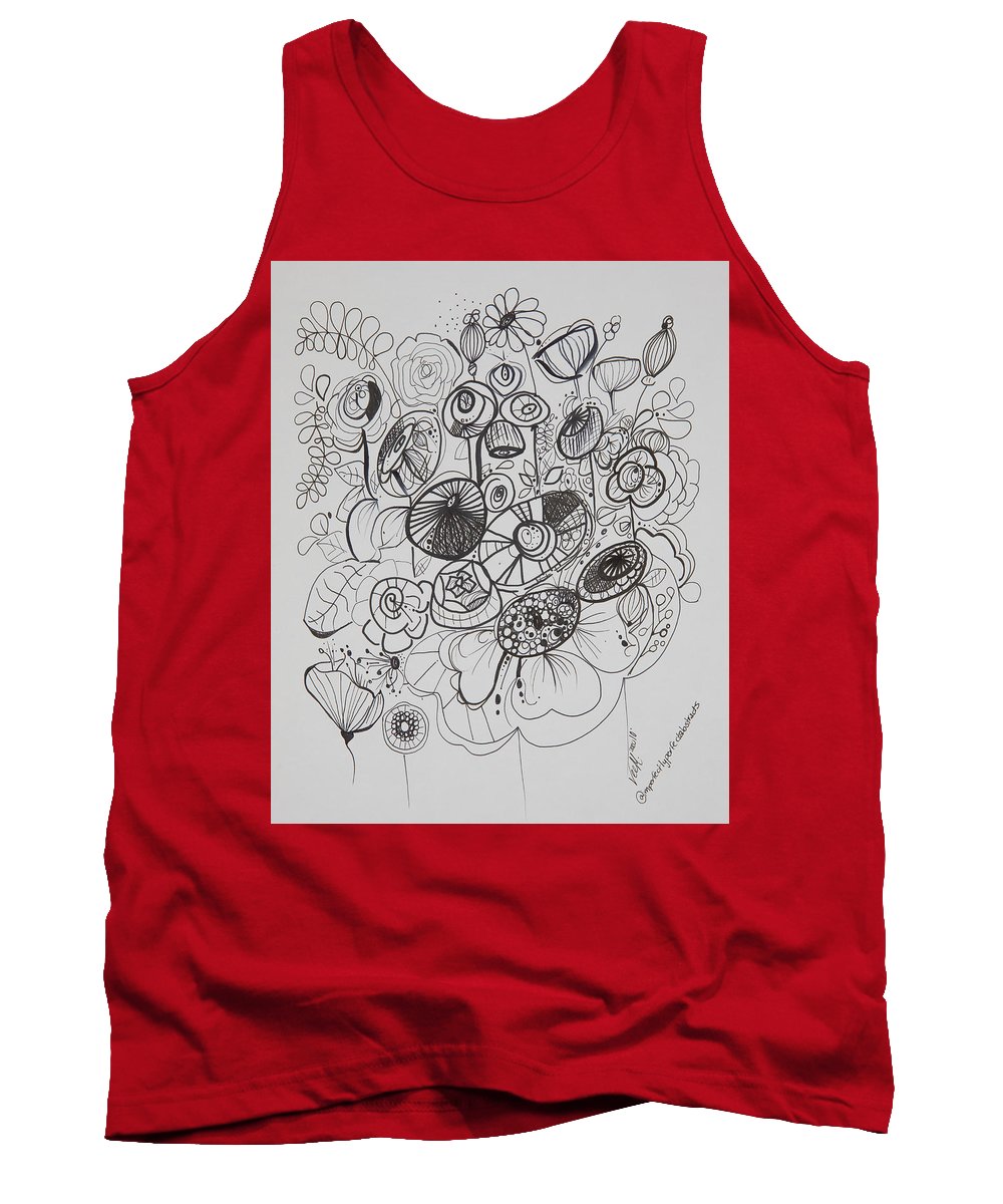 Gardens - Zentangle Collection - Tank Top