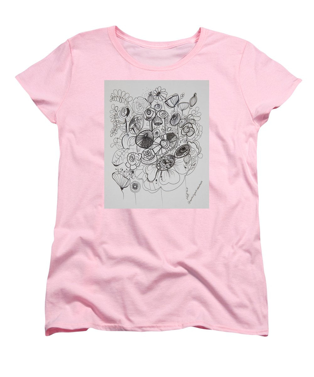 Gardens - Zentangle Collection - Women's T-Shirt (Standard Fit)