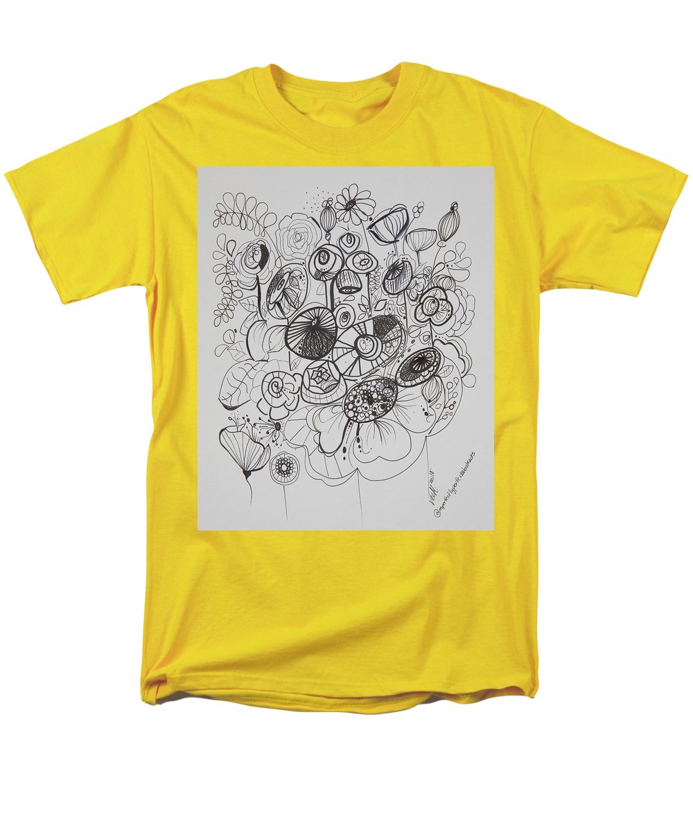 Gardens - Zentangle Collection - Men's T-Shirt  (Regular Fit)