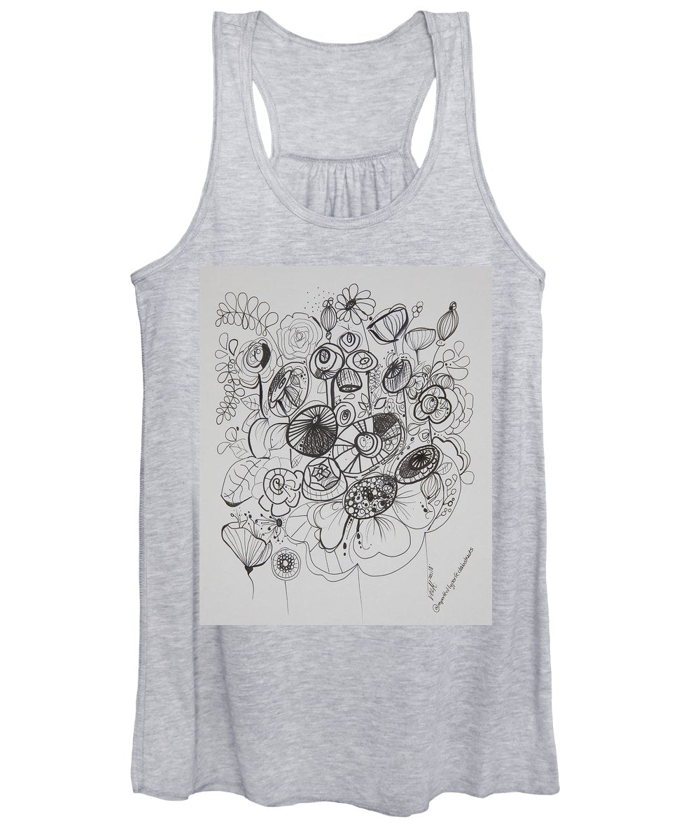 Gardens - Zentangle Collection - Women's Tank Top