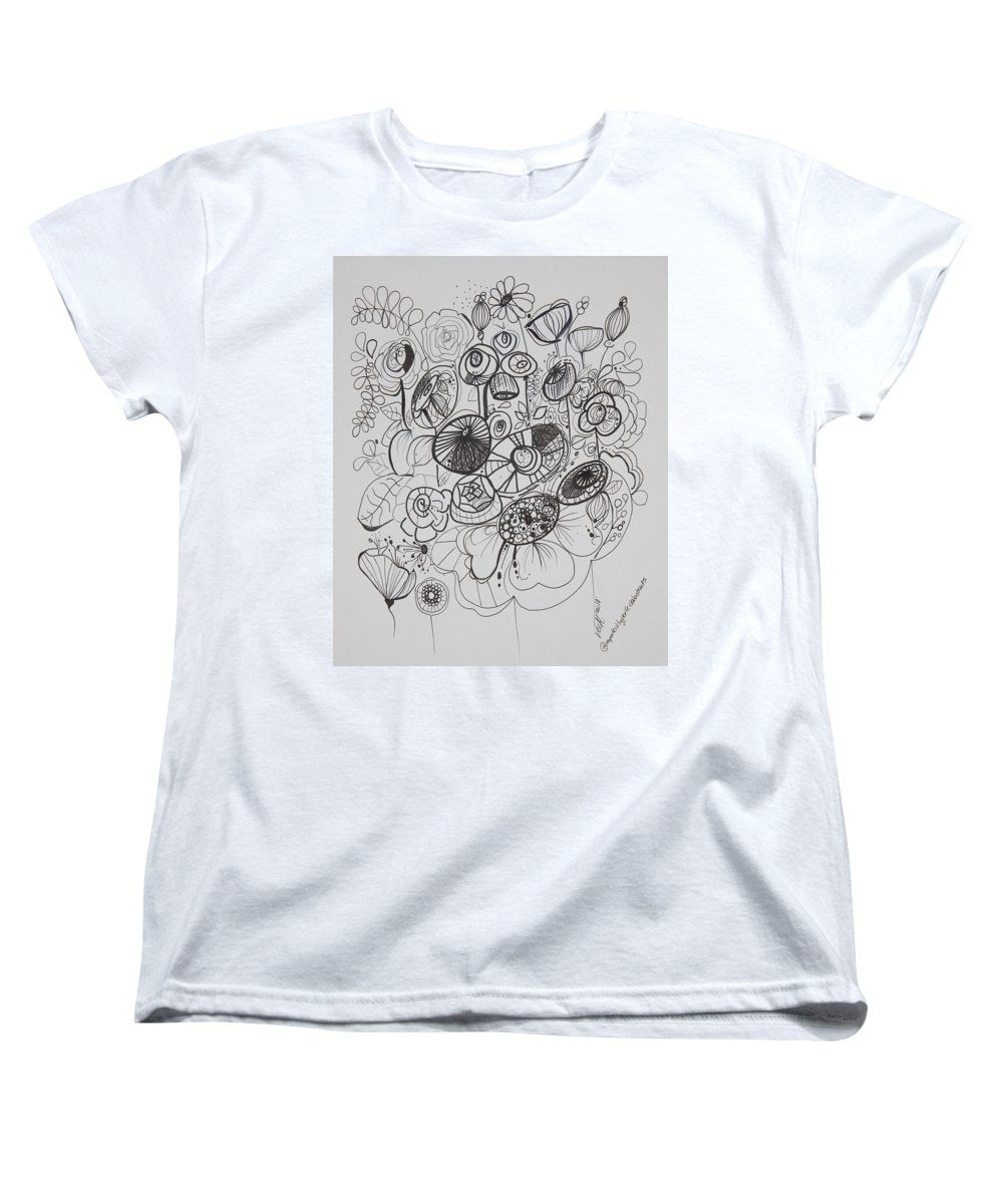 Gardens - Zentangle Collection - Women's T-Shirt (Standard Fit)