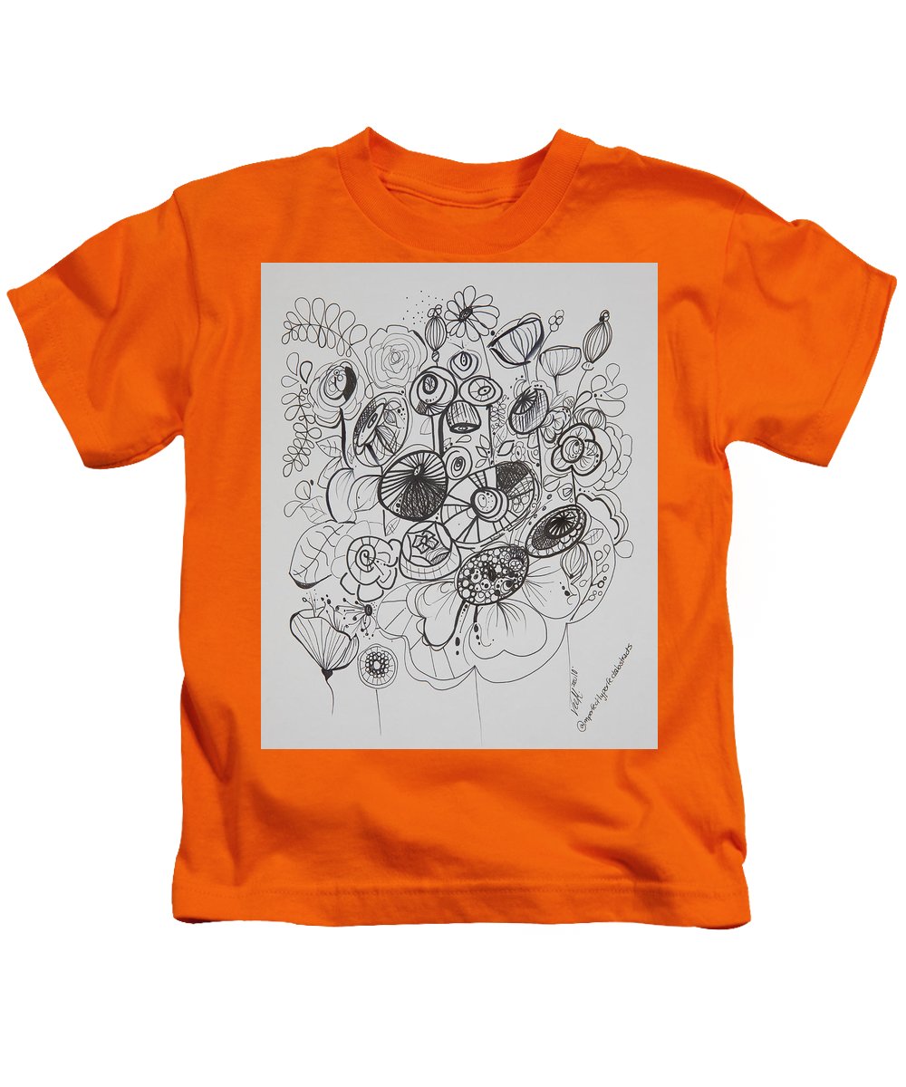 Gardens - Zentangle Collection - Kids T-Shirt