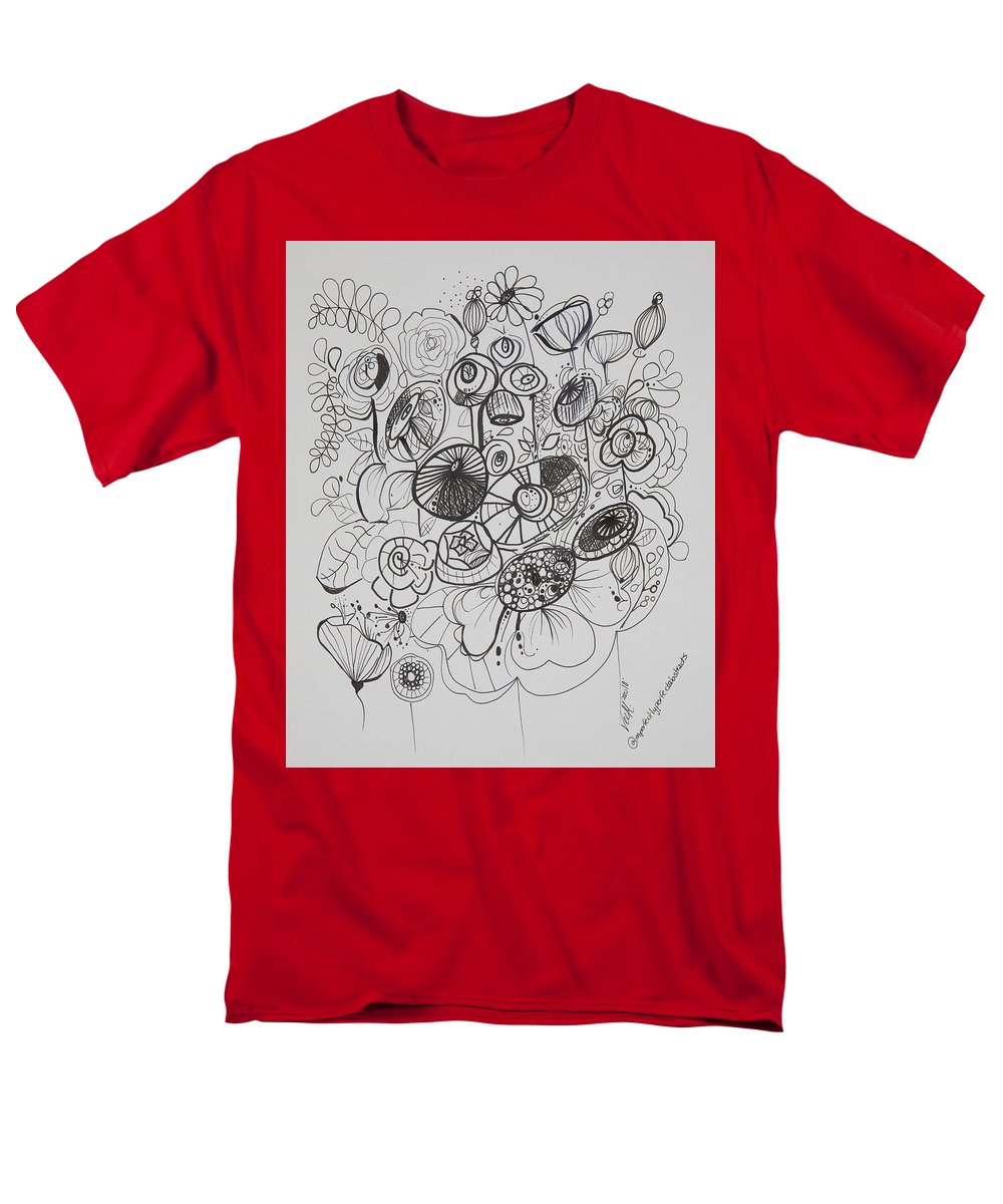 Gardens - Zentangle Collection - Men's T-Shirt  (Regular Fit)