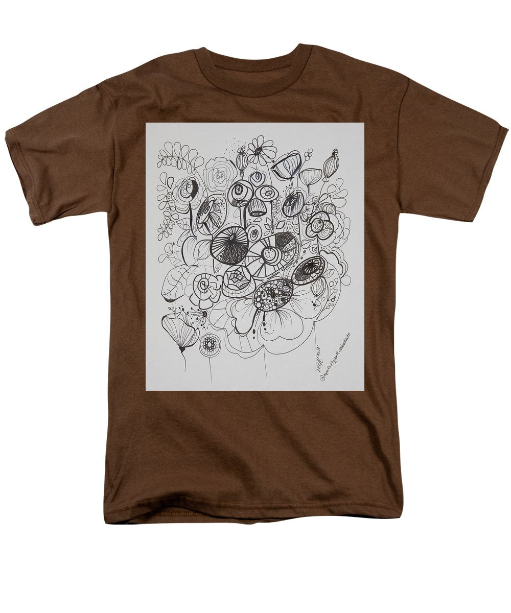 Gardens - Zentangle Collection - Men's T-Shirt  (Regular Fit)