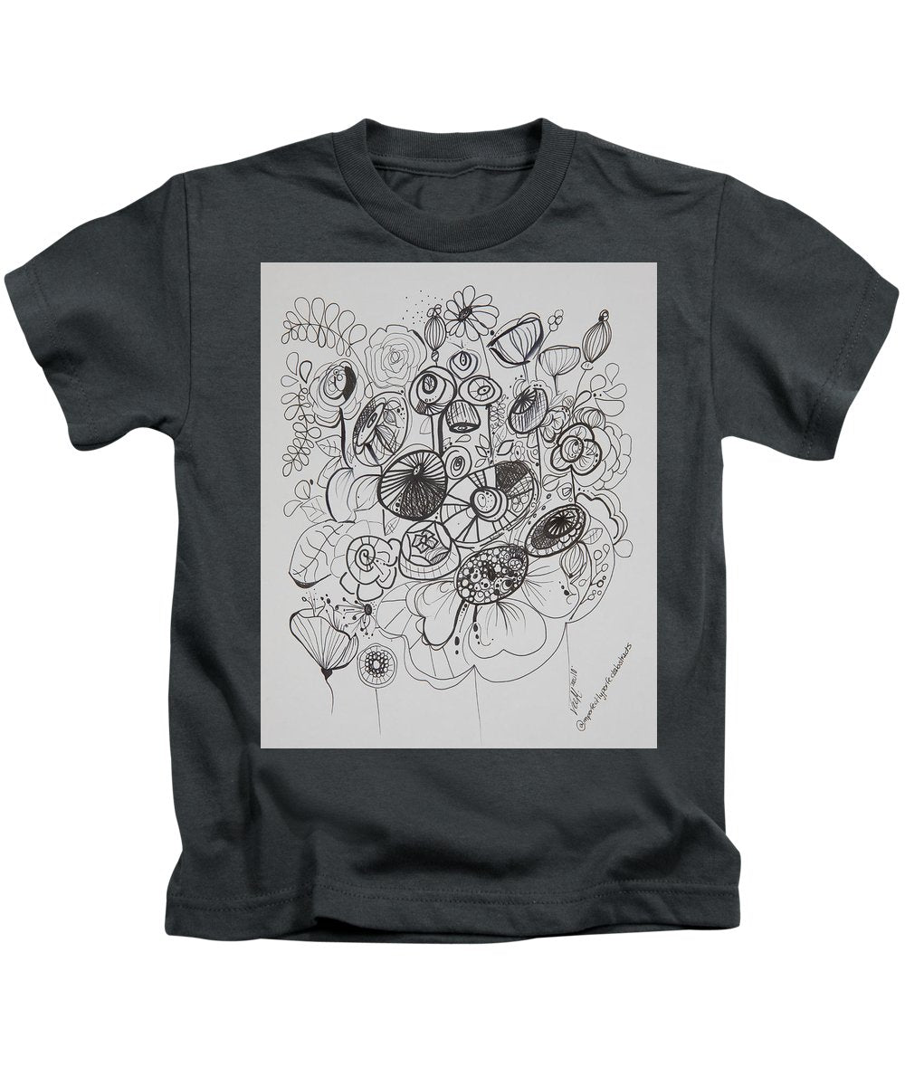 Gardens - Zentangle Collection - Kids T-Shirt