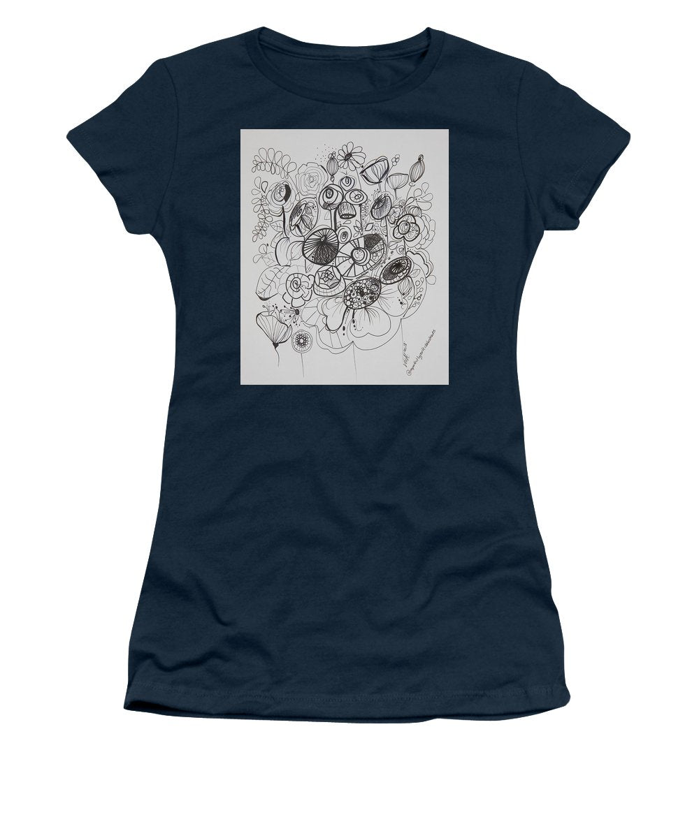 Gardens - Zentangle Collection - Women's T-Shirt