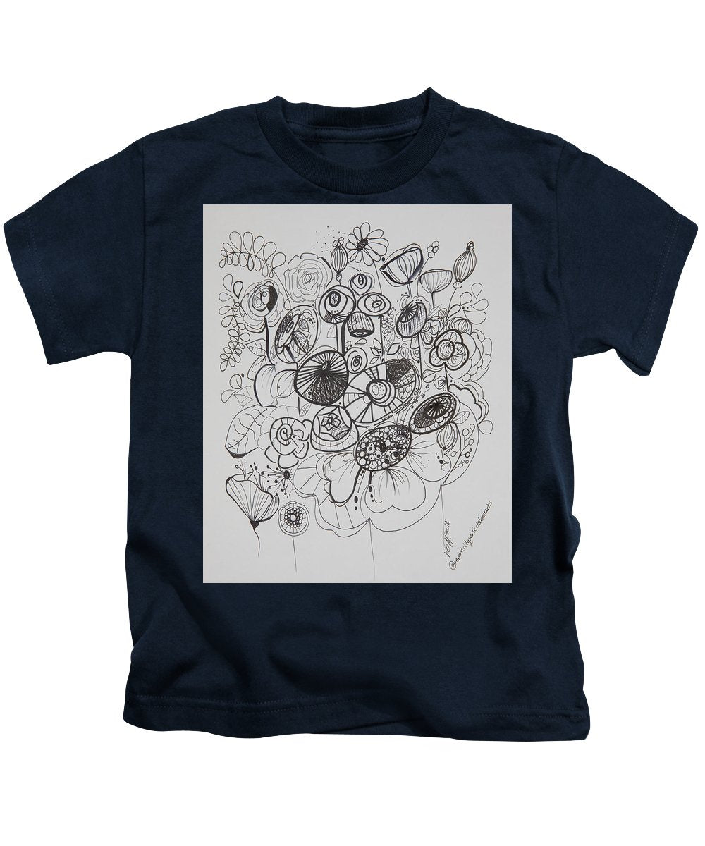 Gardens - Zentangle Collection - Kids T-Shirt