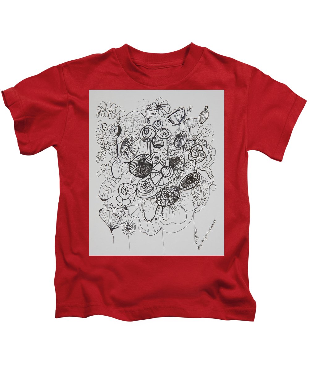 Gardens - Zentangle Collection - Kids T-Shirt